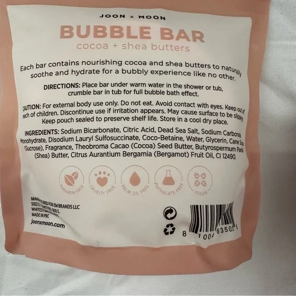 Joon x Moon Champagne Bubble Bar 5.29 oz – New Sealed - Picture 2 of 4
